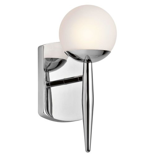 Elstead Jasper chrome wall lamp