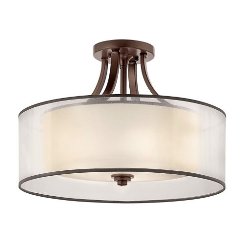 Elstead Lacey bronze ceiling lamp