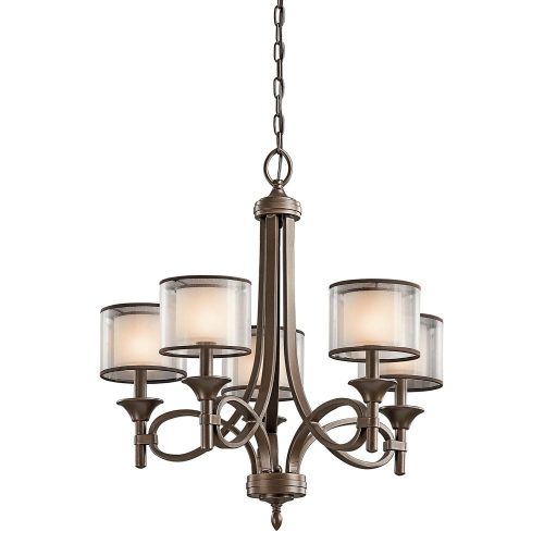 Elstead LACEY bronze chandelier