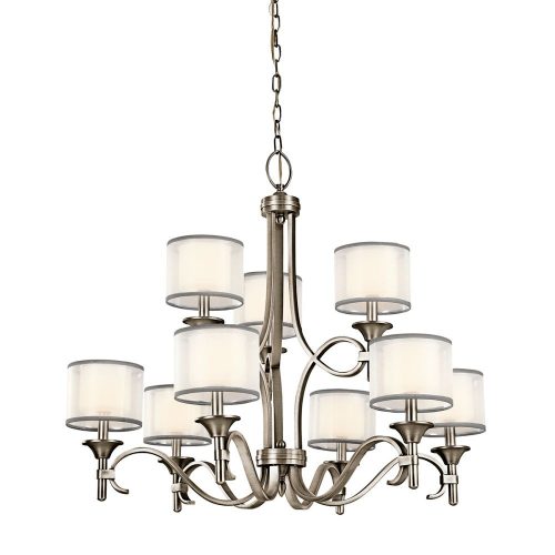 Elstead Lacey antiqued chandelier