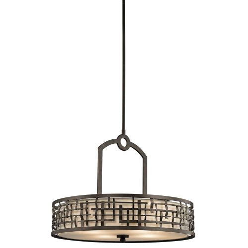 Elstead Loom bronze pendant