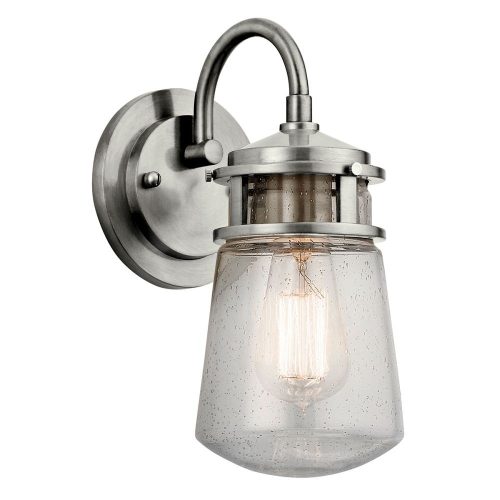 Elstead Lyndon chrome outdoor wall lamp