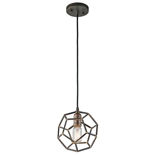 Elstead Rocklyn bronze pendant