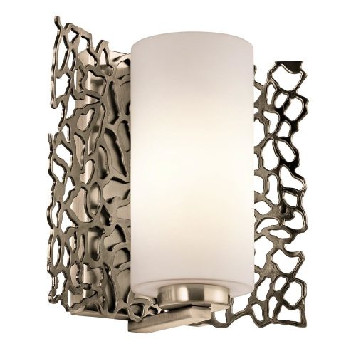 Elstead SILVER CORAL gray wall lamp