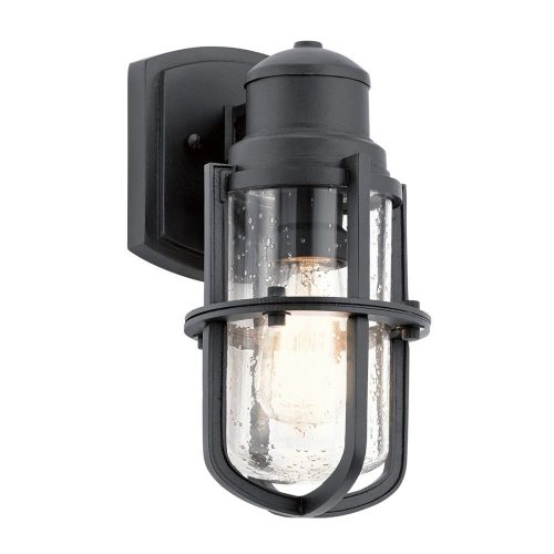 Elstead Suri black outdoor wall lamp