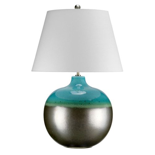 Elstead Laguna gray table lamp