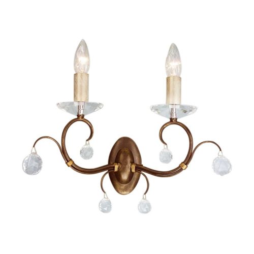 Elstead LUNETTA bronze wall lamp