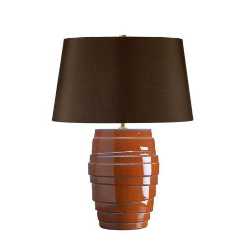 Elstead Mars orange table lamp