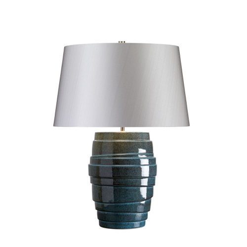 Elstead Neptune blue table lamp