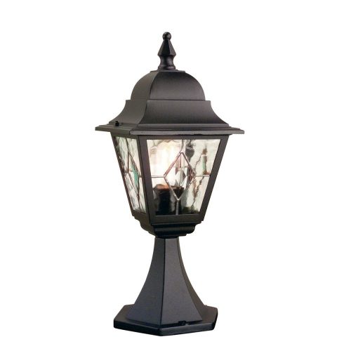 Elstead NORFOLK black outdoor floor lamp