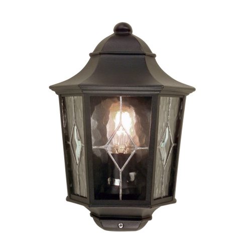 Elstead NORFOLK black outdoor wall lamp