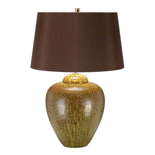 Elstead Oakleigh Park brown table lamp