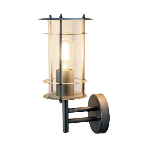 Elstead Ordrup silver outdoor wall lamp