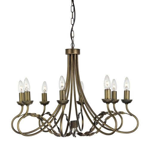 Elstead OLIVIA black chandelier