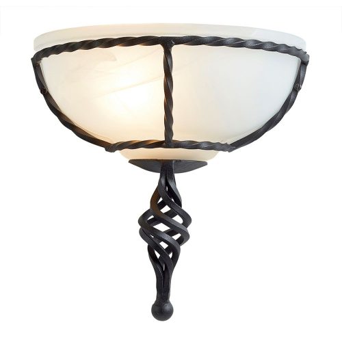 Elstead PEMBROKE black wall lamp