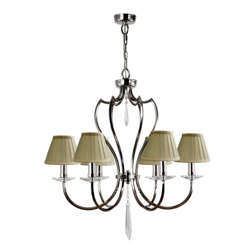 Elstead PIMLICO chrome chandelier