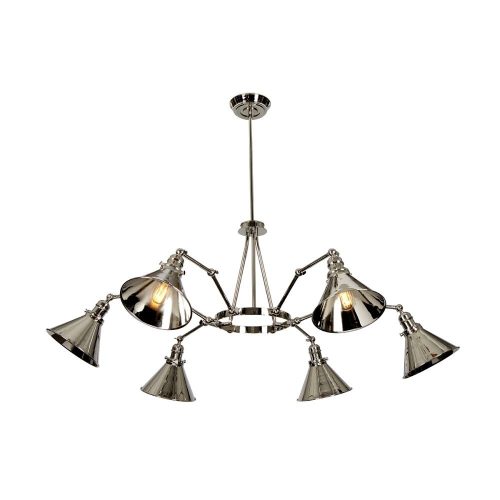 Elstead PROVENCE chrome chandelier