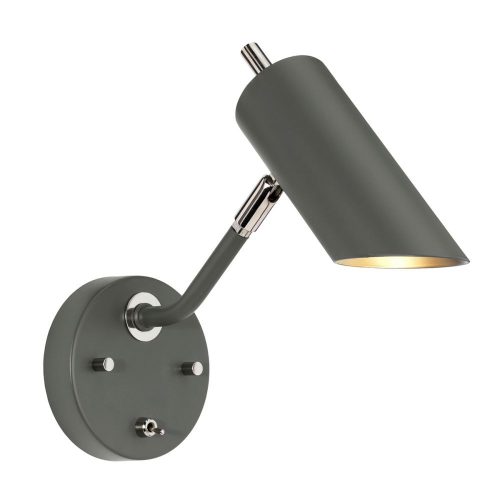 Elstead Quinto gray wall lamp