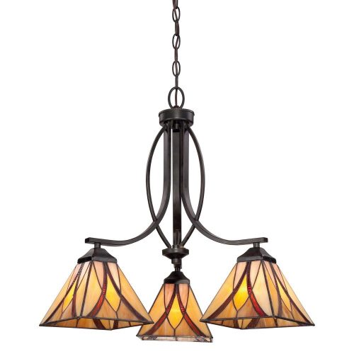 Elstead ASHEVILLE bronze chandelier