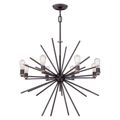 Elstead Carnegie bronze chandelier