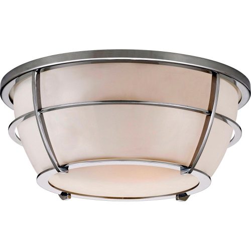 Elstead Chance chrome ceiling lamp