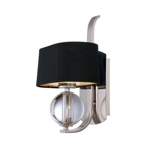 Elstead GOTHAM silver wall lamp