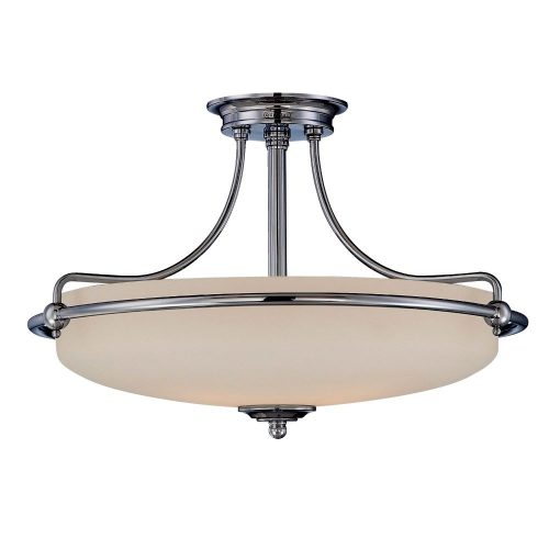 Elstead GRIFFIN chrome ceiling lamp