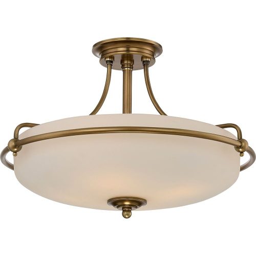 Elstead GRIFFIN copper ceiling lamp