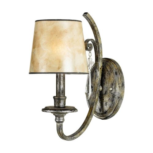 Elstead KENDRA silver wall lamp