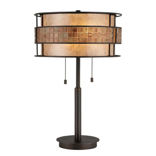 Elstead LAGUNA copper table lamp