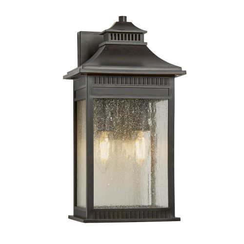 Elstead Livingston bronze outdoor wall lamp