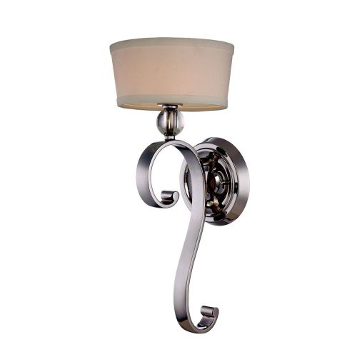 Elstead MADISON MANOR silver wall lamp