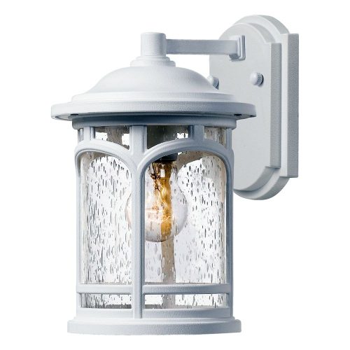 Elstead Marblehead white outdoor wall lamp