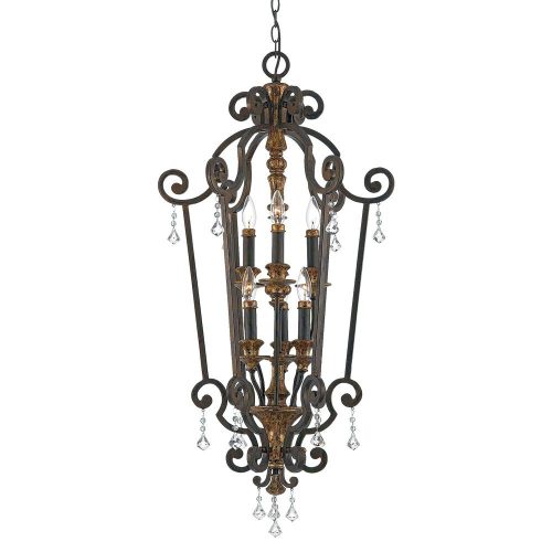 Elstead MARQUETTE white chandelier