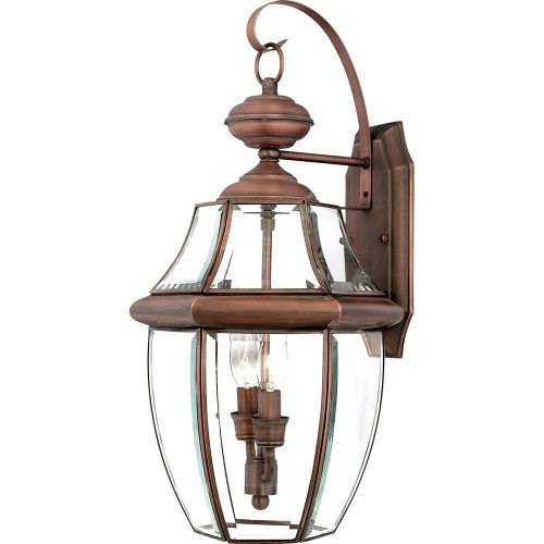 Elstead Newbury copper outdoor wall lamp