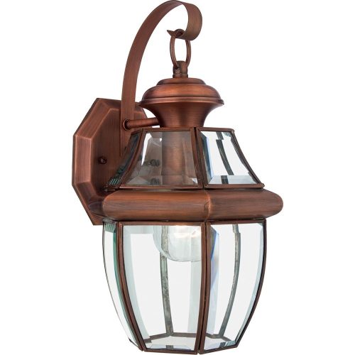 Elstead Newbury copper outdoor wall lamp