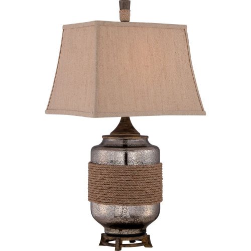 Elstead Rigging mercury glass table lamp