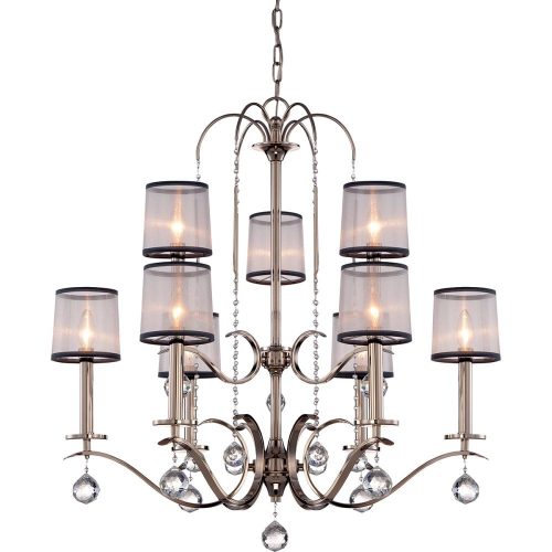 Elstead WHITNEY silver chandelier