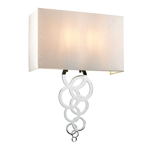 Elstead Rosa chrome wall lamp