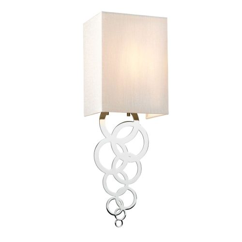 Elstead Rosa chrome wall lamp