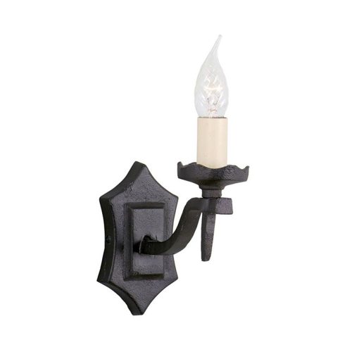 Elstead RECTORY black wall lamp