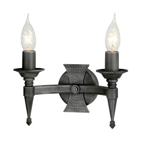 Elstead SAXON black wall lamp