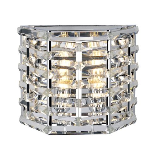 Elstead Shoal chrome wall lamp