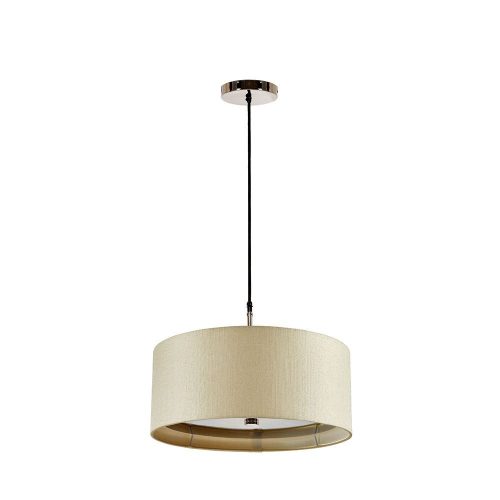 Elstead Sienna cream pendant