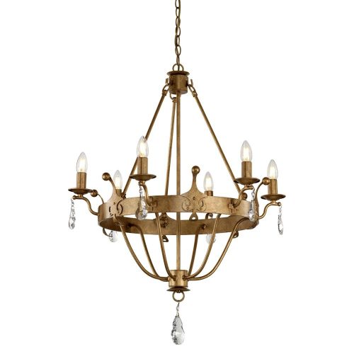 Elstead Windsor gold chandelier