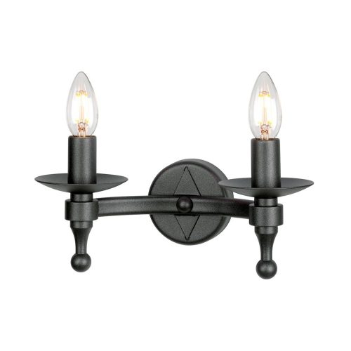 Elstead WARWICK black wall lamp