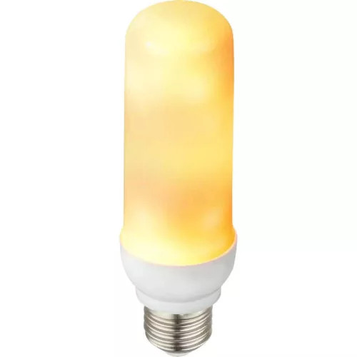 LED BULB LED fényforrás, ezüst fém foglalattal, műanyag búrával. Ø43, H:140, 1xLED 3W 230V, 88lm, 1600K