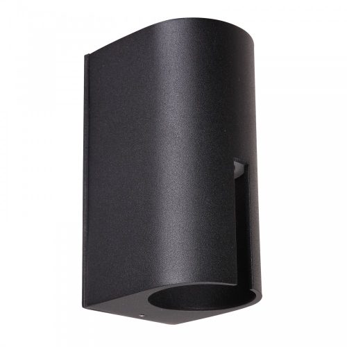 Italux Rovigo black outdoor wall lamp