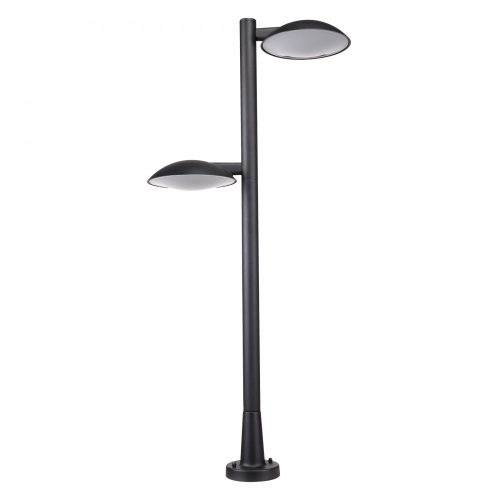 Italux Piombino black outdoor floor lamp