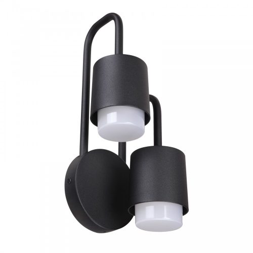 Italux Sorano black outdoor wall lamp